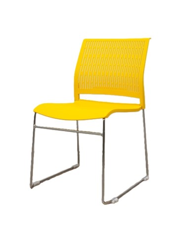 copy of Chaise visiteur - Steelcase - Dossier tissus Bleu / Assise tissus Bleu