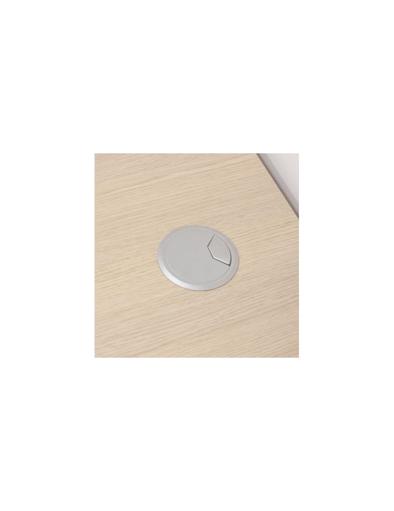 copy of Table réunion - Blanc / Blanc - L 160  x P 80 cm - Réglable en hauteur à l'installation