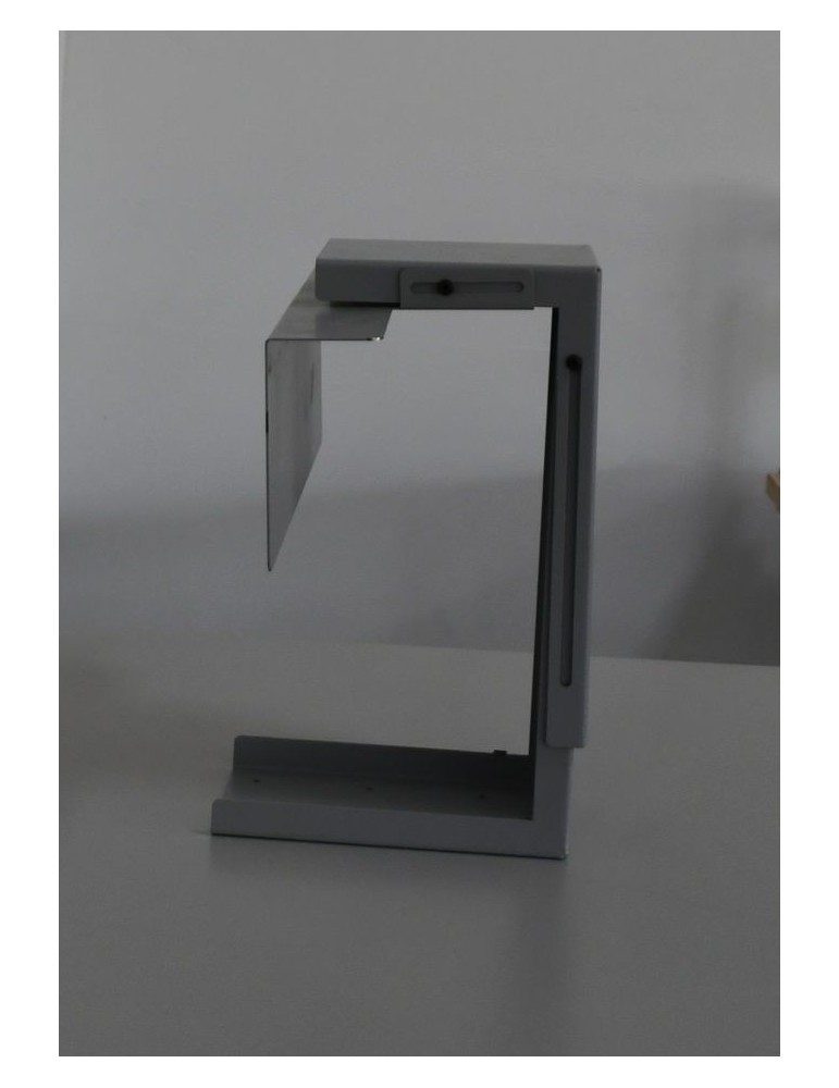 Support unité centrale fixe pour bureau - Neuf  - Gris alu