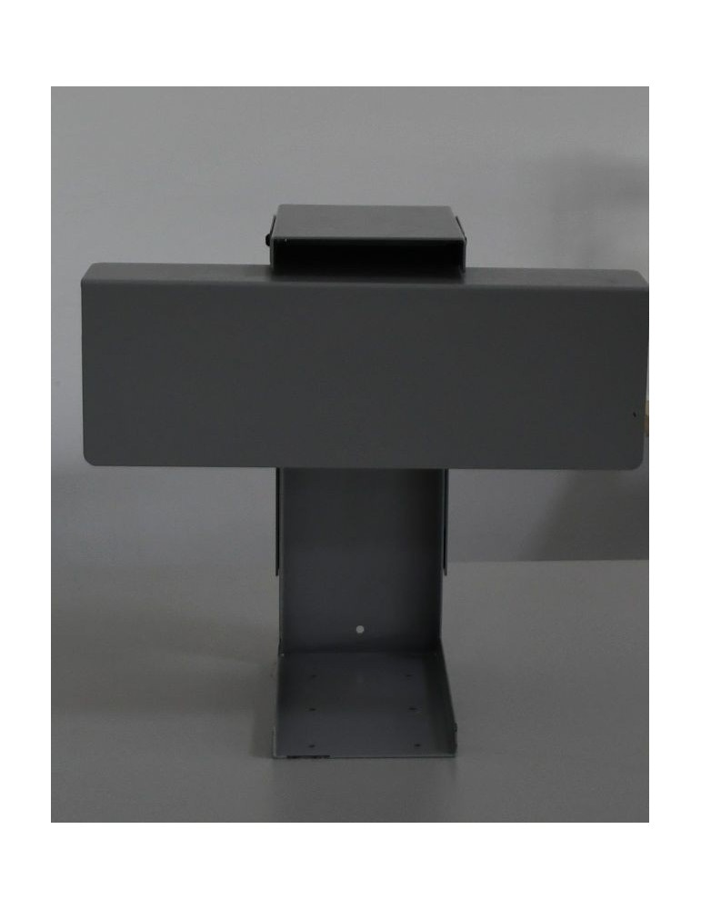 Support unité centrale fixe pour bureau - Neuf  - Gris alu
