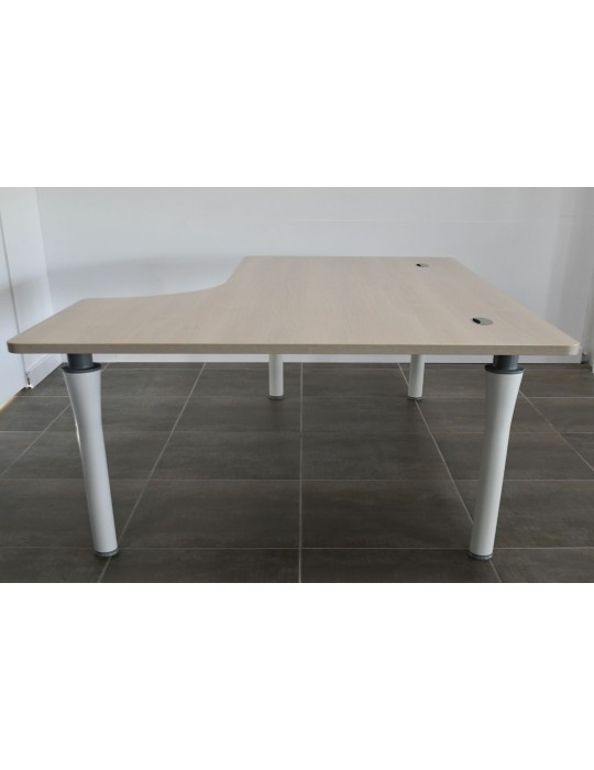 copy of Bureau droit - Poirier / Noir - L 160 x P 80  cm