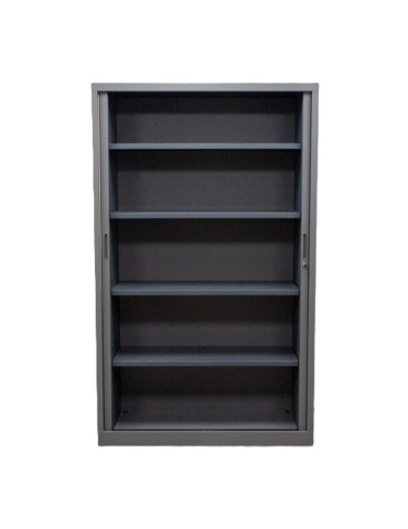 Armoire haute L120 Gris / Chêne Clair - Reconditionnée 2