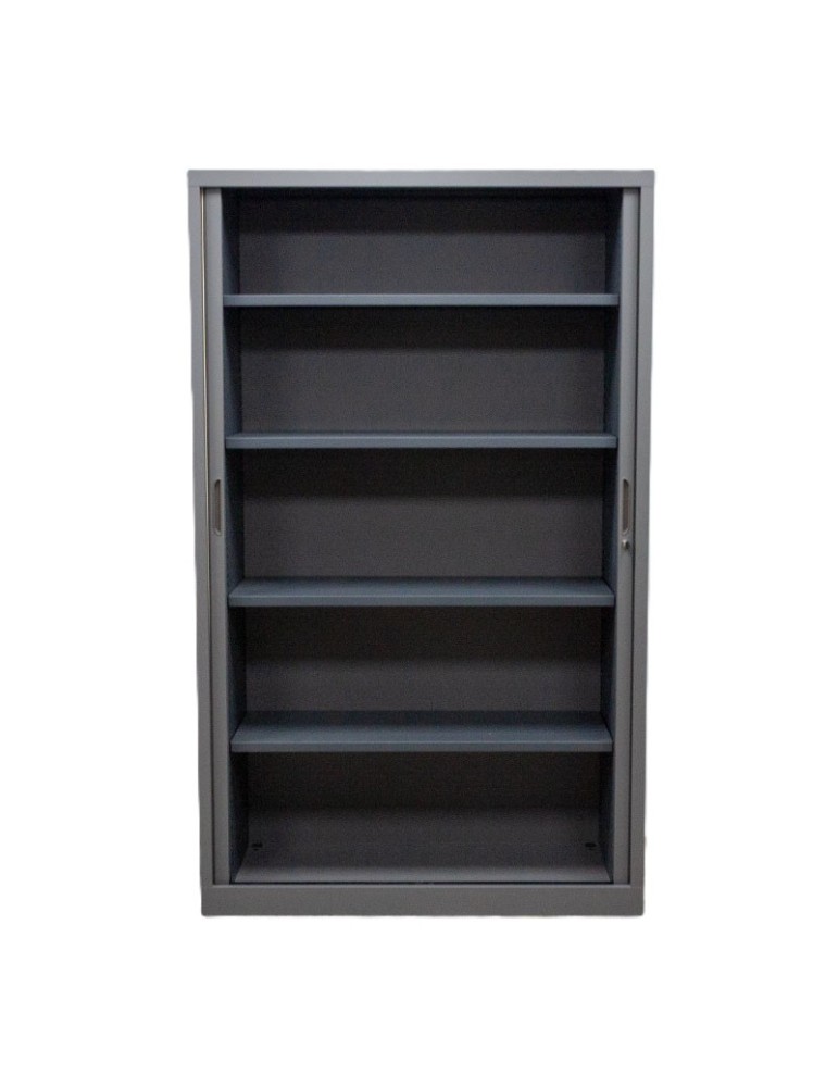 Armoire haute L120 Gris / Chêne Clair - Reconditionnée