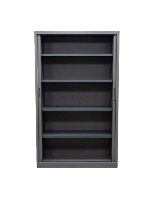 Armoire haute L120 Gris / Chêne Clair - Reconditionnée
