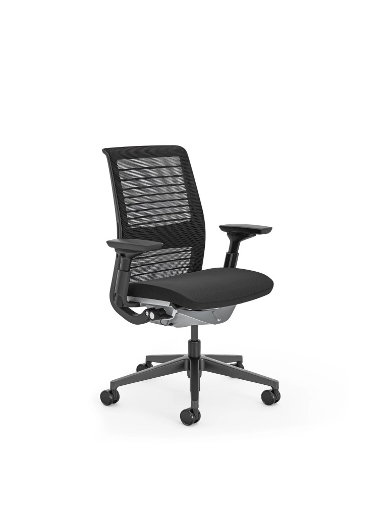 Fauteuil de travail - Steelcase  - Think V2 Poivre 4D - Reconditionné