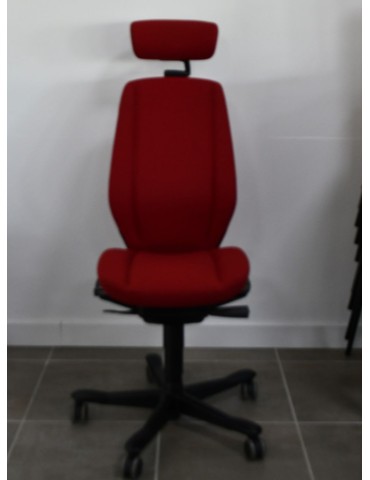 copy of Fauteuil de travail - Flash  C - Dossier tissus Noir / Assise tissus Noir