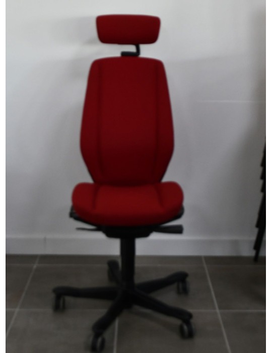 copy of Fauteuil de travail - Flash  C - Dossier tissus Noir / Assise tissus Noir