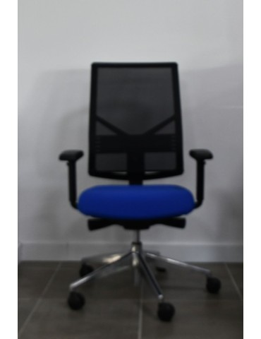 copy of Fauteuil de travail - Flash  C - Dossier tissus Noir / Assise tissus Noir