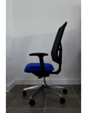 copy of Fauteuil de travail - Flash  C - Dossier tissus Noir / Assise tissus Noir 2