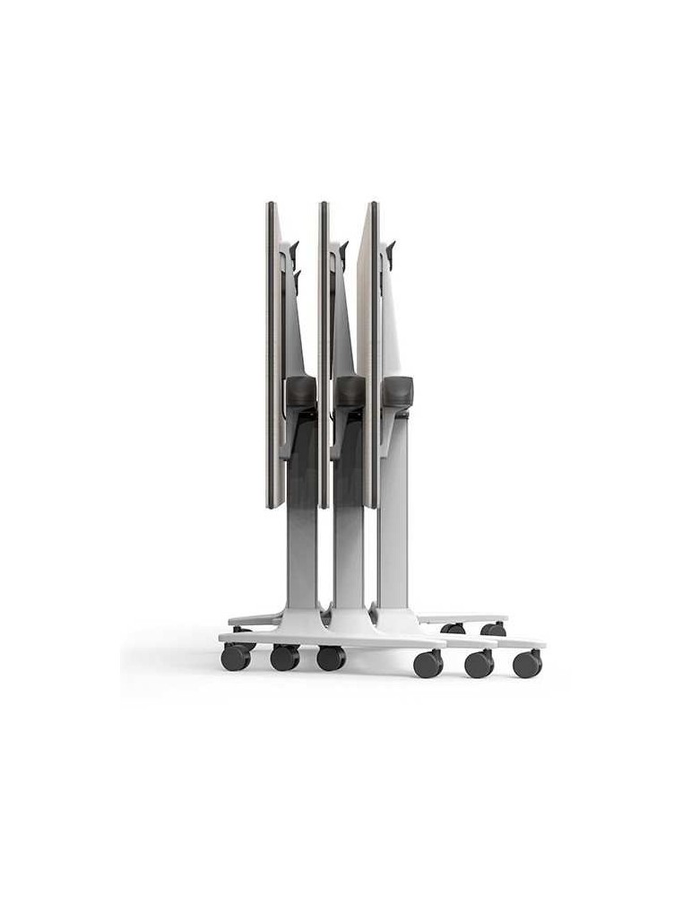 Table rabattable - Neuf - Blanc / Blanc - L 138 x P 69 cm