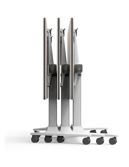 Table rabattable - Neuf - Blanc / Blanc - L 138 x P 69 cm