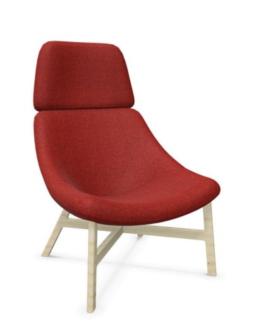 Lounge Guest - Neuf - Dossier tissus Rusty - Assise tissus couleur