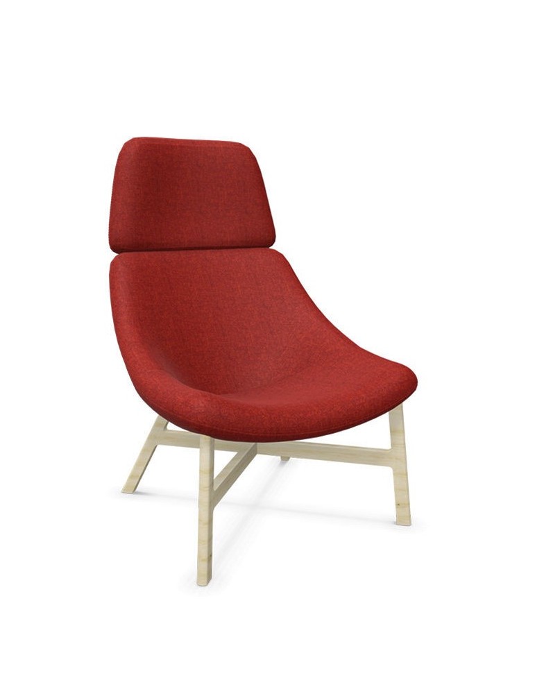 Lounge Guest - Neuf - Dossier tissus Rusty - Assise tissus couleur