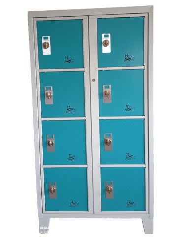 Casier multicases gris et bleu - 2Mmobilier 2