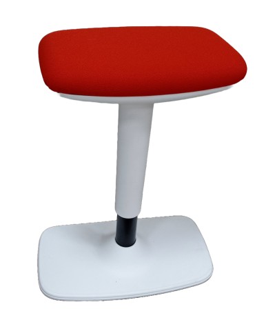 Tabouret - Neuf - Assis-debout "Leon" - Rouge
