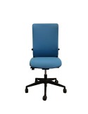 Fauteuil de travail ligne S Eco- Neuf - Dossier tissus Bleu Assise tissus Bleu sans accoudoirs