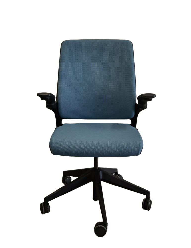 Fauteuil de travail - Neuf - Slasheur Dossier tissus Bleu / Assise tissus Bleu