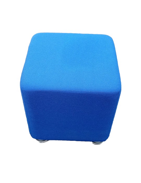 Pouf revêtement tissu - 2Mmobilier