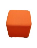Pouf revêtement tissu - 2Mmobilier