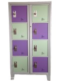 Casier multicases vert et violet - 2Mmobilier
