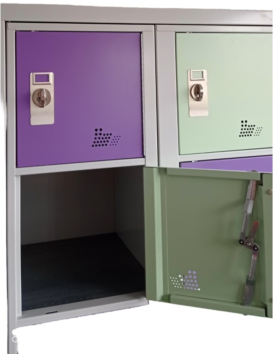Casier multicases vert et violet - 2Mmobilier