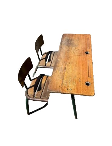 Table d'écolier vintage - 2Mmobilier