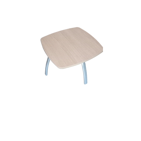 Table basse - Chêne de fil / Gris alu - L 60 x P 60 cm