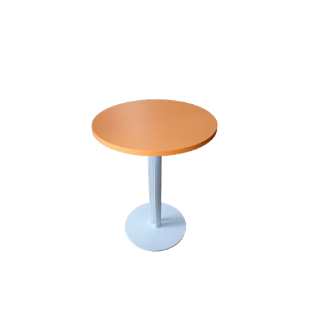 Table restauration - Orange / Blanc - L 60 x H 75  cm