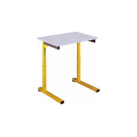Table scolaire S2 - Neuf - Monoplace - Réglable - Taille 3 – 6
