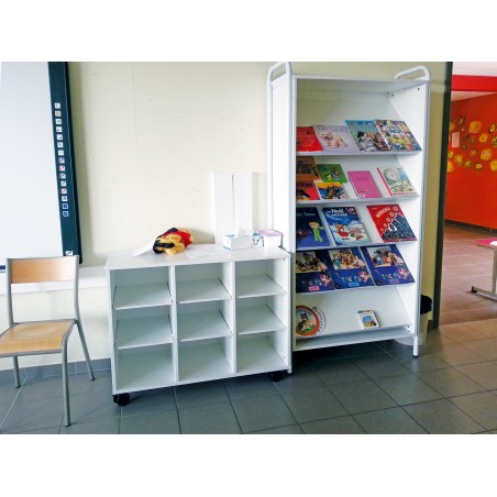 Meuble 09 cases - Neuf - 105 x 46 x 80 cm - largeur casier 32.3 cm