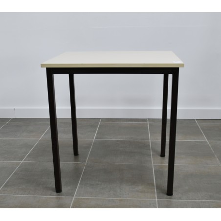 Table multi usage - Beige / Marron - L 70 x P 60  cm