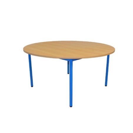 Table ronde fixe  - maternelle - L120 x 90 cm - Taille 0 à 4 - Reconditionnée