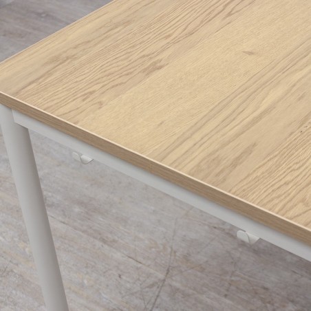 Table multi usage - Olivier /  Blanc -  L 130 P 70 cm - Reconditionnée