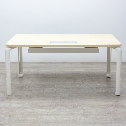 Bureau droit - Érable/Blanc...