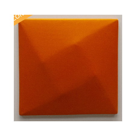 Panneau acoustique mural - Orange - L 55 x P 55  cm